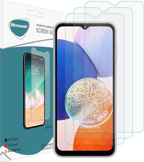 Samsung Galaxy A14 Screen Protector Nano Glass Cam Ekran Koruyucu (3`lü Paket)