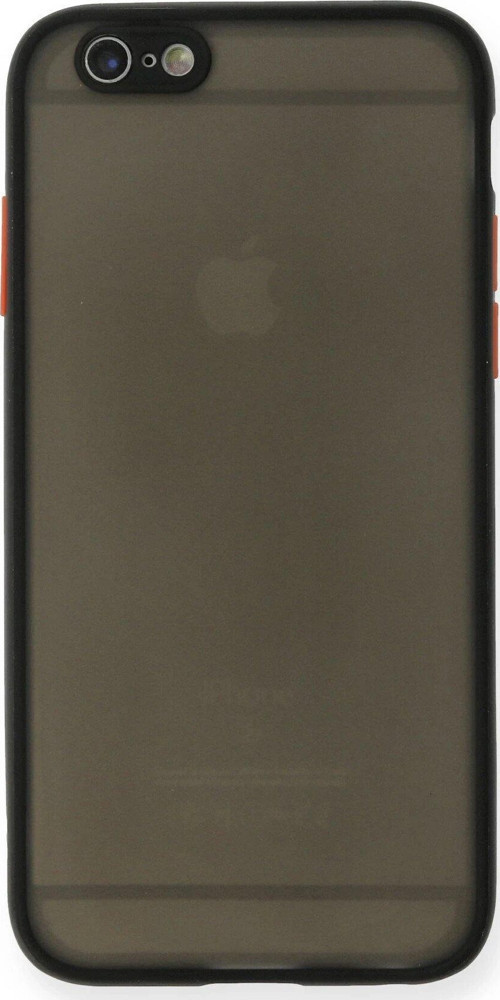 iPhone 6 Kılıf Montreal Silikon Kapak - Siyah