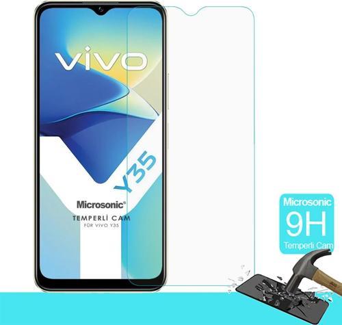 Vivo Y35 Tempered Glass Cam Ekran Koruyucu