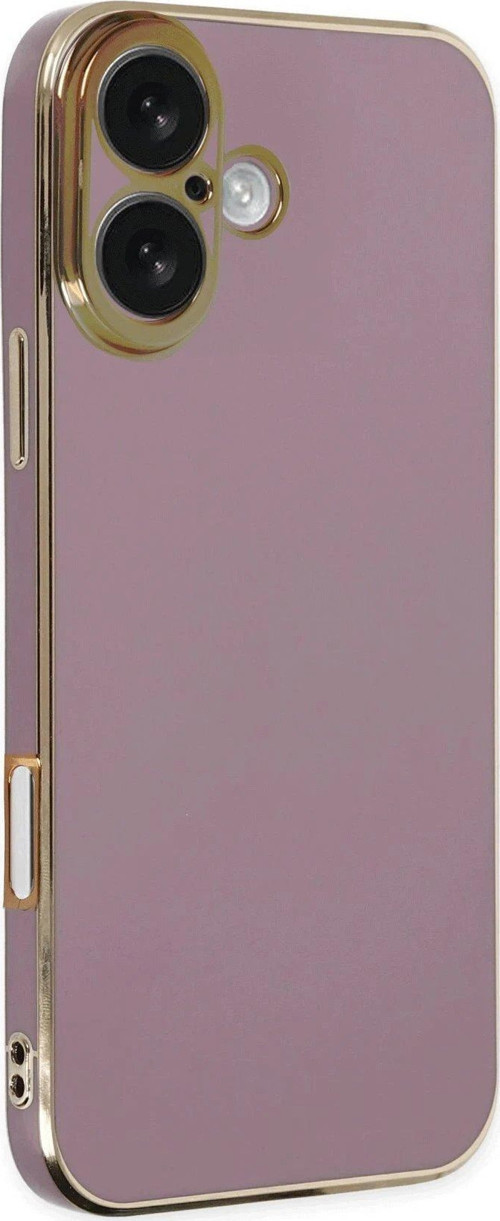 OMR02 iPhone 16 Kılıf Volet Silikon - Mor