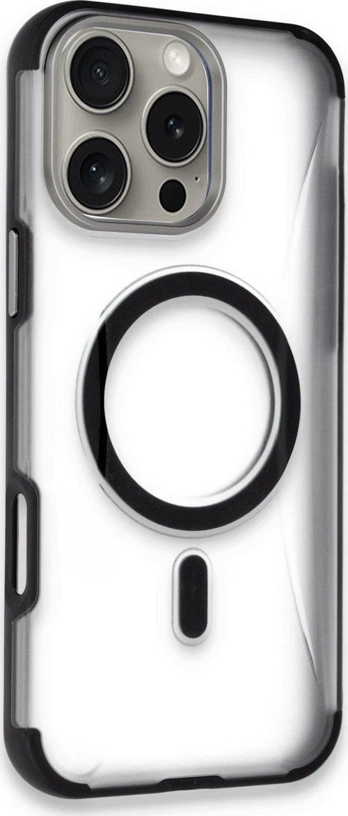 OMR02 iPhone 16 Pro Max Hilton Magsafe Kapak - Siyah