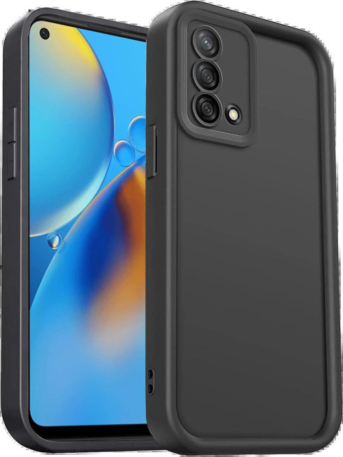 OMR02 Oppo A74 4G Kılıf Viera Silikon - Siyah