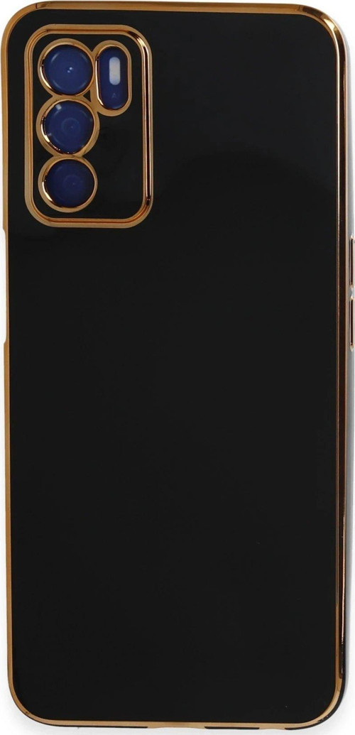 OMR02 Oppo A16 Kılıf Volet Silikon - Siyah