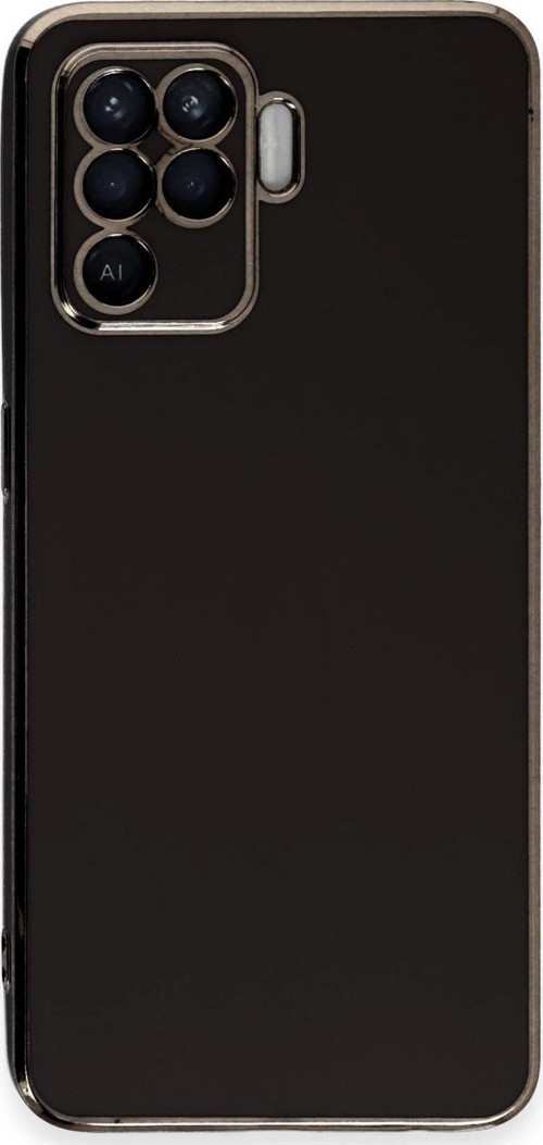OMR02 Oppo Reno 5 Lite Kılıf Volet Silikon - Siyah