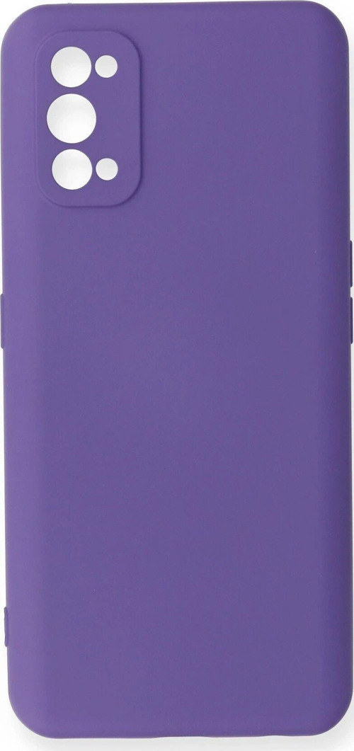 OMR02 Realme 7 Pro Kılıf Nano içi Kadife Silikon - Mor