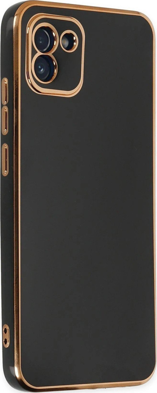 OMR02 Samsung Galaxy A03 Kılıf Volet Silikon - Siyah