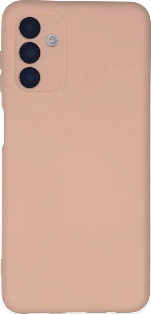 OMR02 Samsung Galaxy A04S Kılıf Nano içi Kadife Silikon - Pudra