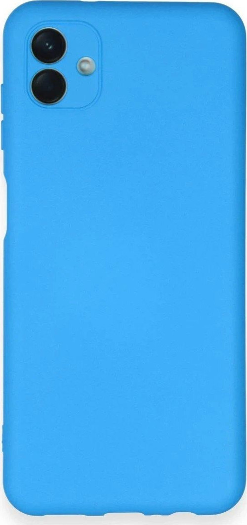 OMR02 Samsung Galaxy A04 Kılıf Nano içi Kadife Silikon - Mavi
