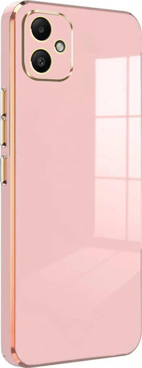 OMR02 Samsung Galaxy A05 Kılıf Volet Silikon - Pembe