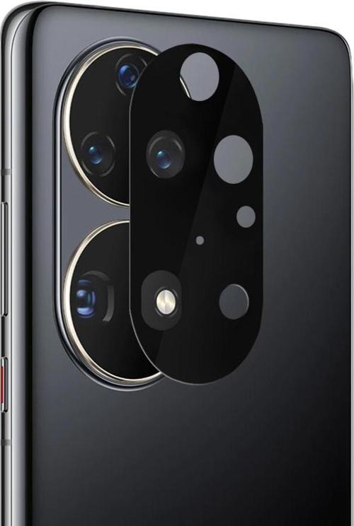 Huawei P50 Pro Kamera Lens Koruma Camı V2 Siyah