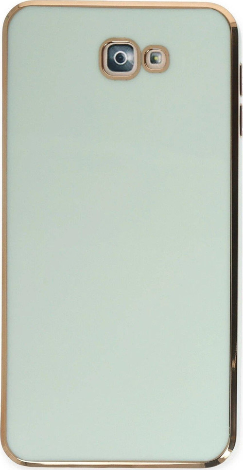 OMR02 Samsung Galaxy J7 Prime Kılıf Volet Silikon - Açık Yeşil