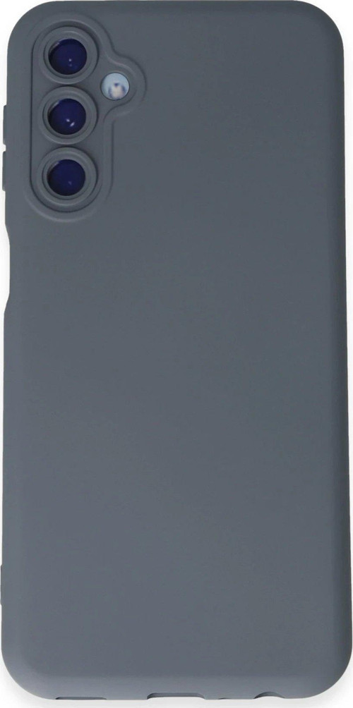 OMR02 Samsung Galaxy M14 5G Kılıf Nano içi Kadife Silikon - Gri