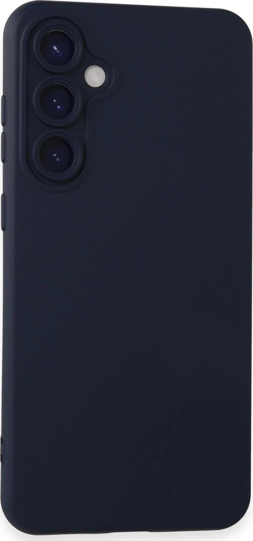 OMR02 Samsung Galaxy S23 FE Kılıf Nano içi Kadife Silikon - Lacivert