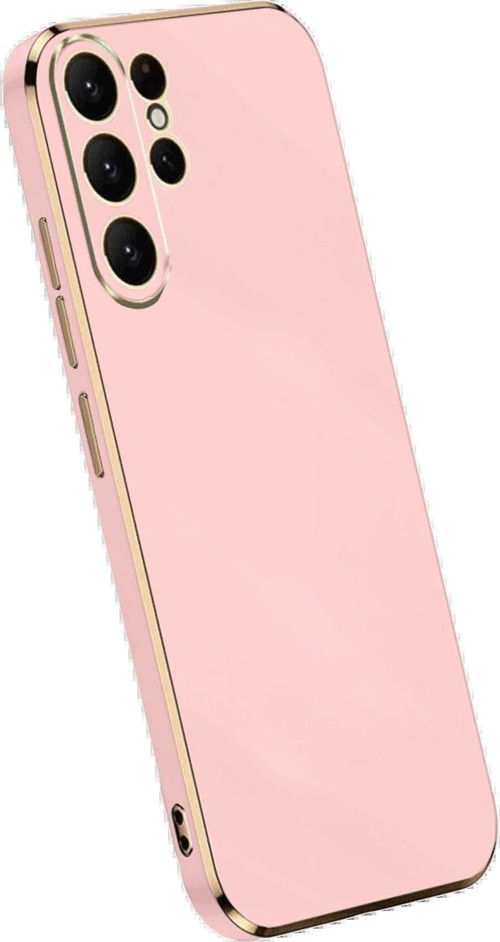 OMR02 Samsung Galaxy S24 Ultra Kılıf Volet Silikon - Pembe