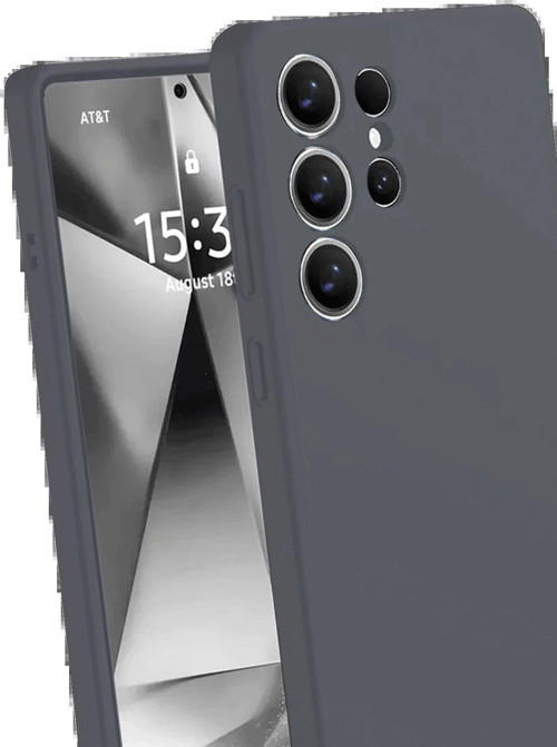 OMR02 Samsung Galaxy S25 Ultra Kılıf Nano içi Kadife Silikon - Gri