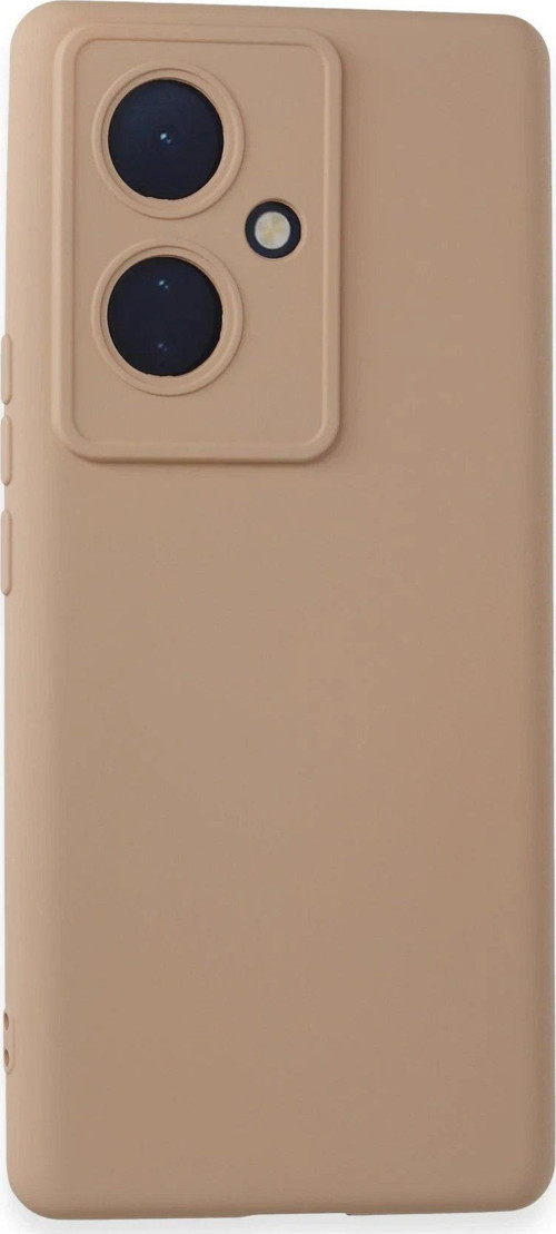 OMR02 Vivo V29 Lite Kılıf Nano içi Kadife Silikon - Pudra