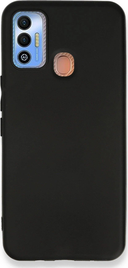 OMR02 Tecno Spark 7T Kılıf First Silikon - Siyah