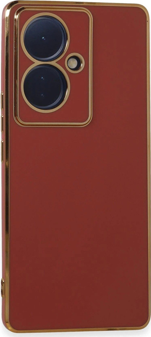OMR02 Vivo V29 Lite Kılıf Volet Silikon - Kırmızı