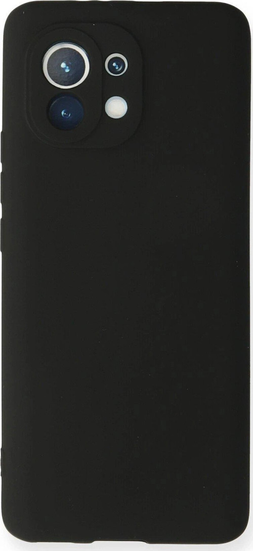 OMR02 Xiaomi Mi 11 Kılıf First Silikon - Siyah