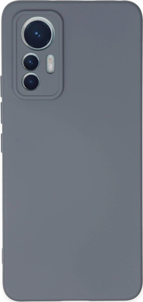OMR02 Xiaomi Mi 12 Lite Kılıf Nano içi Kadife Silikon - Gri