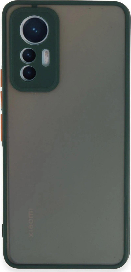 OMR02 Xiaomi Mi 12 Lite Kılıf Montreal Silikon Kapak - Yeşil