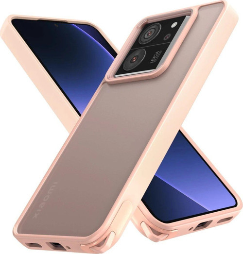 OMR02 Xiaomi Mi 13T Kılıf Elegant Kapak - Pudra