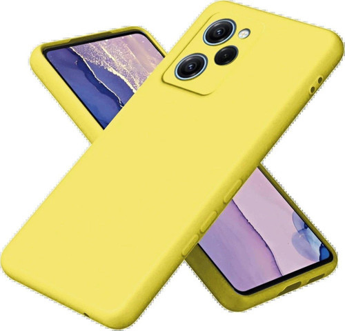 OMR02 Xiaomi Poco X5 Pro 5G Nano içi Kadife Silikon - Sarı