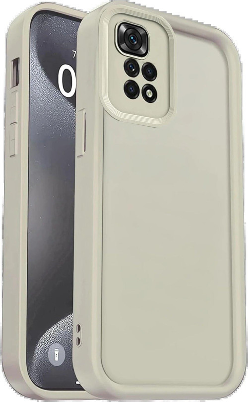 OMR02 Xiaomi Redmi 10 2022 Kılıf Viera Silikon - Krem