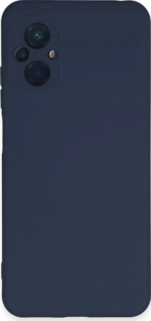 OMR02 Xiaomi Poco M5 Kılıf Nano içi Kadife Silikon - Lacivert