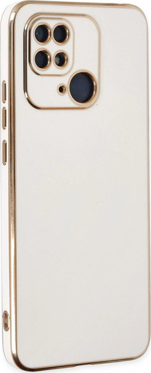 OMR02 Xiaomi Redmi 10C Kılıf Volet Silikon - Beyaz