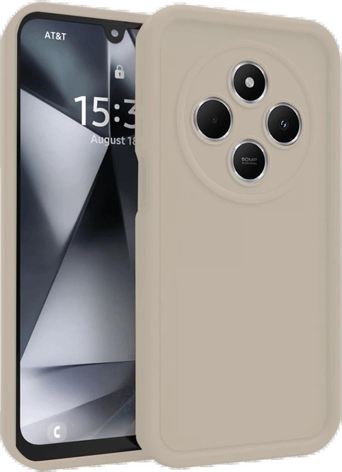 OMR02 Xiaomi Redmi 14C Kılıf Viera Silikon - Krem
