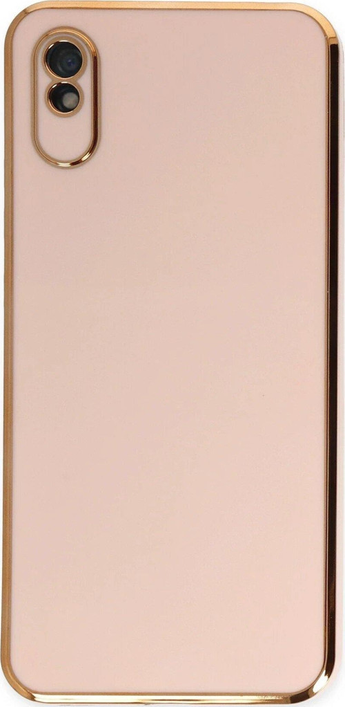 OMR02 Xiaomi Redmi 9A Kılıf Volet Silikon - Pembe