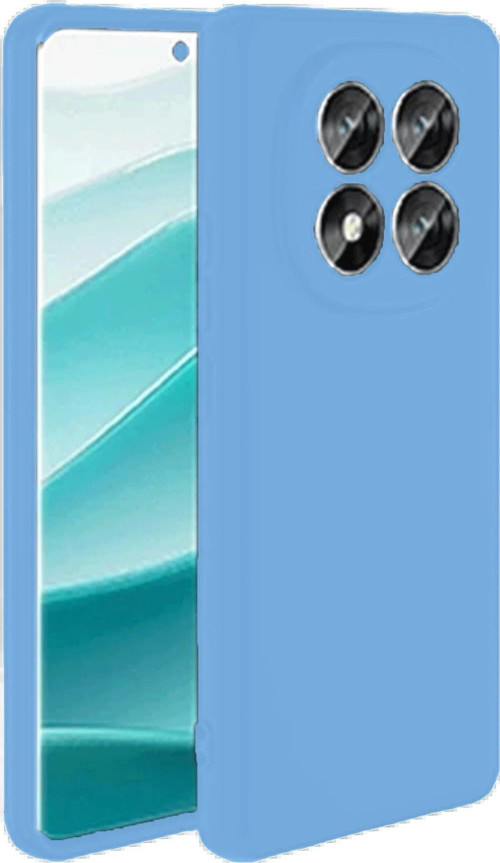 OMR02 Xiaomi Redmi Note 14 Pro 5G Kılıf First Silikon - Mavi