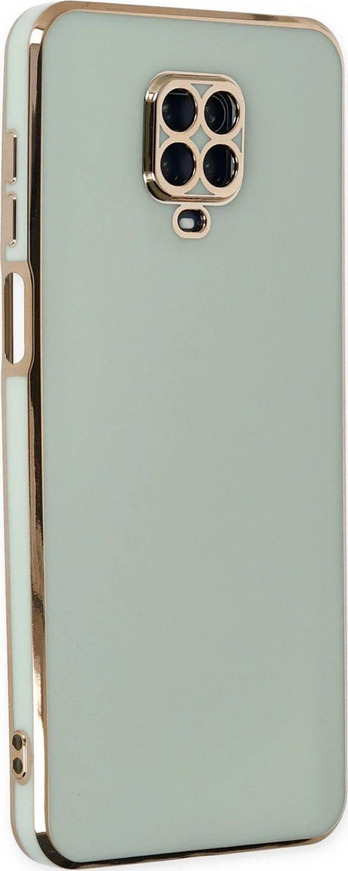 OMR02 Xiaomi Redmi Note 9 Pro Kılıf Volet Silikon - Açık Yeşil