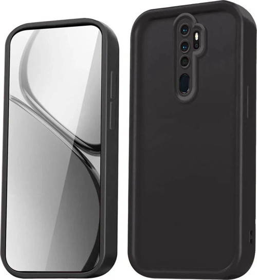 OMR02 Xiaomi Redmi Note 8 Pro Kılıf Viera Silikon - Siyah