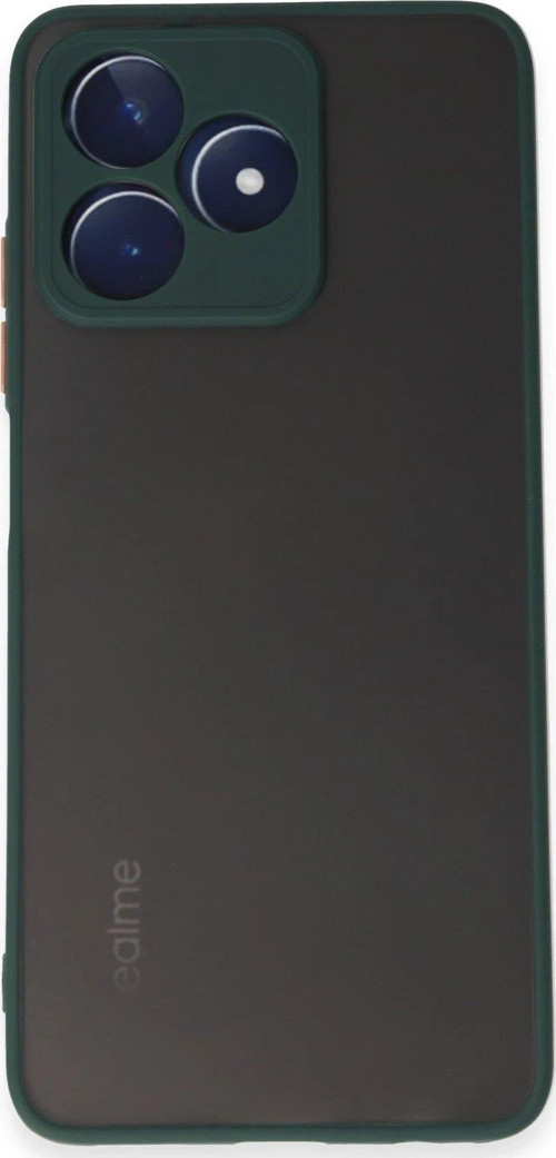 Realme C53 Kılıf Montreal Silikon Kapak - Yeşil