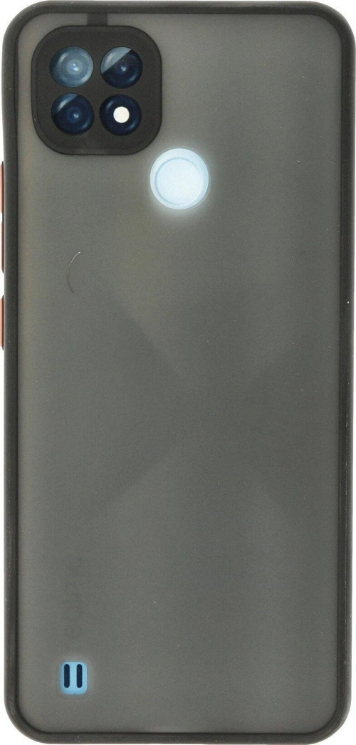 Realme C21 Kılıf Montreal Silikon Kapak - Siyah