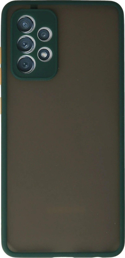 Samsung Galaxy A72 Kılıf Montreal Silikon Kapak - Koyu Yeşil