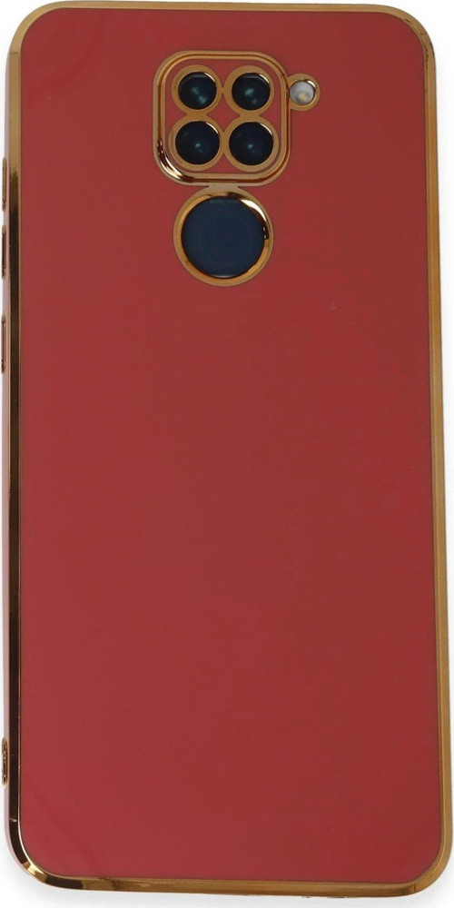 OMR02 Xiaomi Redmi Note 9 Kılıf Volet Silikon - Kırmızı