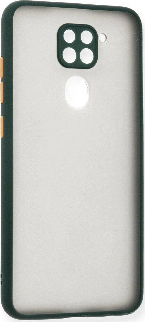 Xiaomi Redmi Note 9 Kılıf Montreal Silikon Kapak - Yeşil