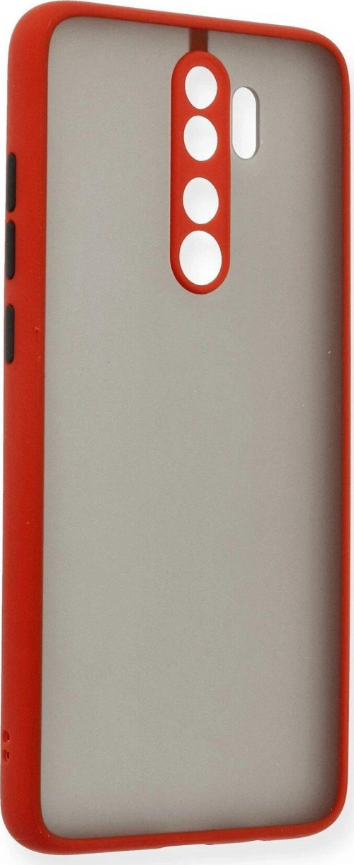 Xiaomi Redmi Note 8 Pro Kılıf Montreal Silikon Kapak - Kırmızı