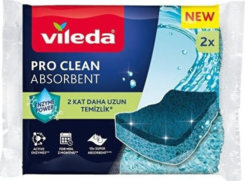 Pro Clean Viskoz Selüloz Bulaşık Süngeri 2 li