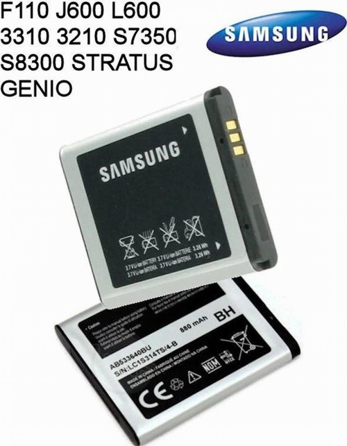 L600 J600 3310 S7350 B3210 S8300 F110 STRATUS GENIO AB483640BU AB483640BE AB533640BU AB533640BE