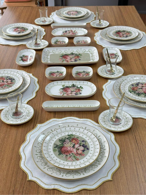 Kahvaltı Takımı 47 Parça 6 Kişilik Glorya