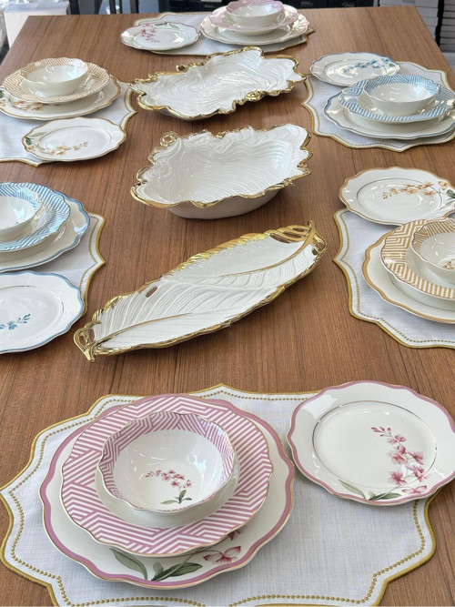 Yemek Takımı 33 Parça 6 Kişilik Colorful Garden