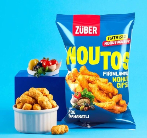 BFS Züber Noutos Fırın Nohut Cipsi 55 Gr Ege Baharat