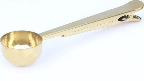 MİEN Mien Metal Mandallı Ölçü Kaşığı 17 cm | Pratik Sabitlenebilir Mutfak Ölçü Kaşığı 15 ml