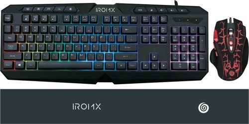 GMK44CC TR USB Kablolu Q Klavye Multimedya RGB Gaming Kablolu Klavye Mouse Set