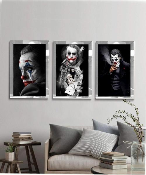 Pleksi Çerçeveli Joker Tablo 3Lü