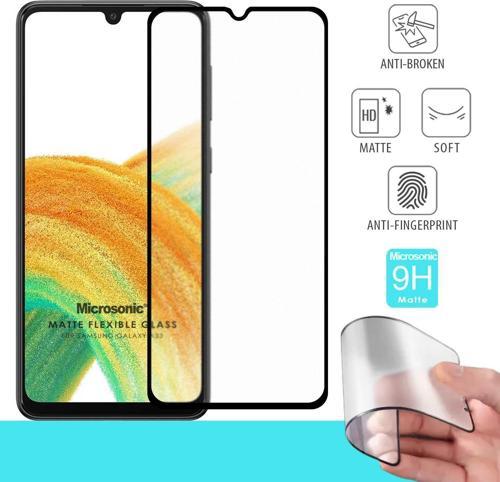 Samsung Galaxy A33 5G Seramik Matte Flexible Ekran Koruyucu Siyah